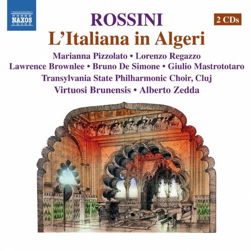 Rossini (1792-1868) - L'Italiana in Algeri : Zedda / Virtuosi Brunensis, Pizzolato, Regazzo, Brownlee, etc (2008 Stereo)(2CD) - Import 2 CD