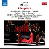 Orchestra Filarmonica Marchigiana - Lauro Rossi: Cleopatra - Import 2 CD