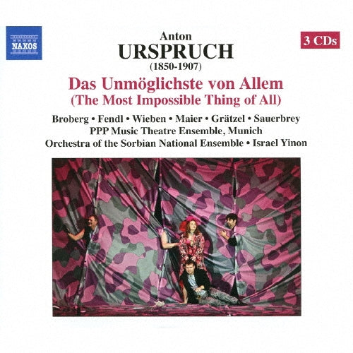 Israel Yinon, Munich PPP Music Theatre Ensemble, Ralf Sauerbrey, Rebecca Broberg - Urspruch: Das Unmoglichste Von Allem - Import 3 CD