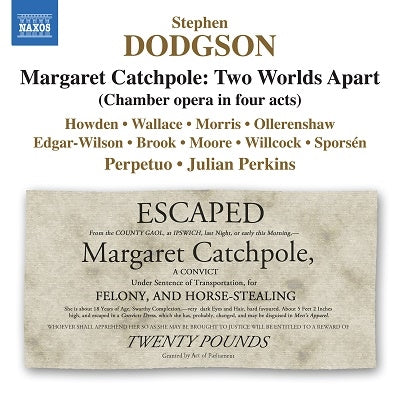 Julian Perkins, Ensemble Perpetuo, Kate Houden, Tiffin Boys' Choir - Dodgson, Stephen (1924-2013) Margaret Catchpole : J.Perkins / Perpetuo, Howden, Wallace, N.Morris, Ollerensha, Etc (2019 Stereo)(2Cd) - Import 3 CD