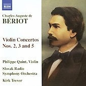 Philippe Quint - Beriot: Violin Concertos Nos 2, 3, 5 - Import CD