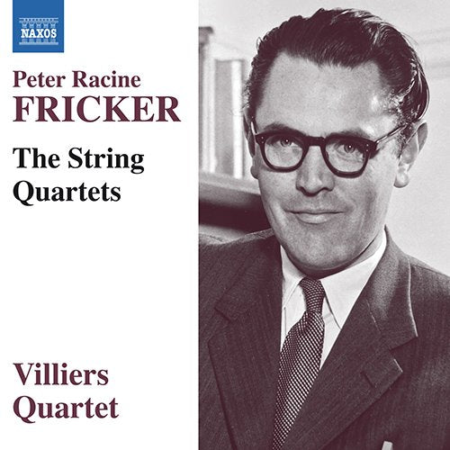 Viliars String Quartet - Fricker, Peter Racine (1920-1990) String Quartets Nos.1, 2, 3, Etc : Villiers Quartet - Import CD