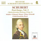Markus Schafer, Marcus Ulmann - Schubert Lied Edition Vol.34 - Part Songs Vol.3 - Import CD