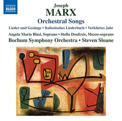 Marx (1882-1964) - Orch.works Vol.3-orch.lieder: Blasi(S)Doufexis(Ms)Sloane / Bochum So - Import CD