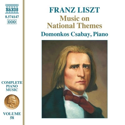 Domonkos Csabay - Liszt (1811-1886) Complete Piano Works Vol.58 -Music On National Themes : Csabay - Import CD