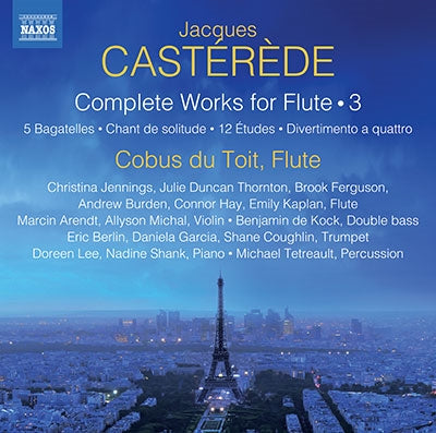 Various Artists - Casterede, Jacques (1926-2014) Complete Works For Flute Vol.3: Du Toit(Fl)Doreen Lee(P)Etc - Import CD
