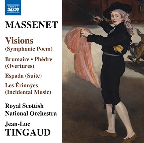 Massenet (1842-1912) - Visions -Orchestral Works : Jean-Luc Tingaud / Royal Scottish National Orchestra - Import CD