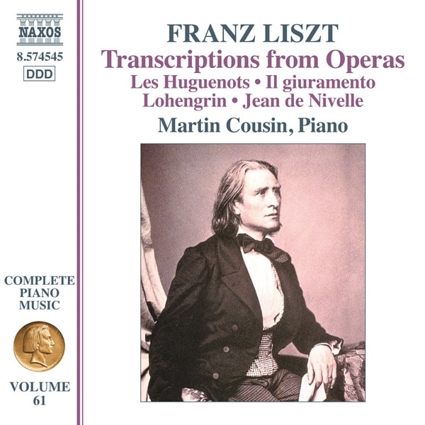 Martin Cousin - Liszt:Transcriptions From Operas - Import CD