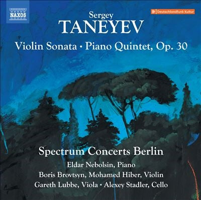 Spectrum Concerts Berlin - Taneyev:Violin Sonata / Piano Quintet - Import CD