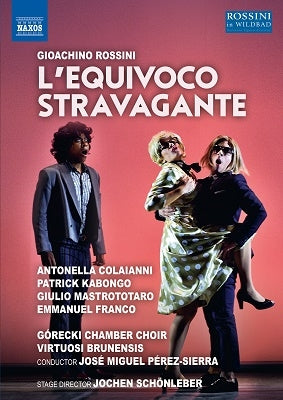 Rossini (1792-1868) - L'equivoco Stravagante : Schonleber, Perez-Sierra / Virtuosi Brunensis, Colaianni, Mastrototaro, etc (2018 Stereo) - Import DVD