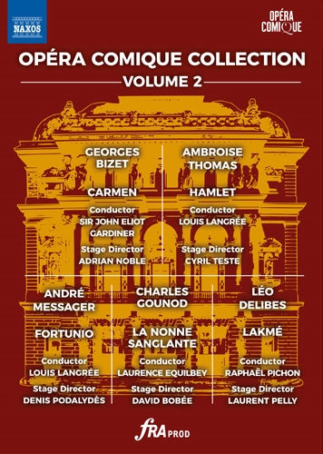 Various Artists - Opera Comique Collection Vol.2 -Carmen, Hamlet, Fortunio, La nonne sanglante, Lakme - Import 6 DVD