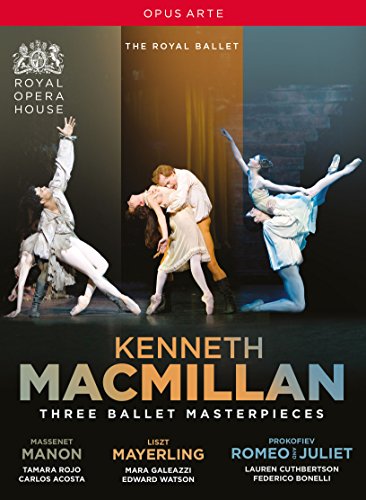 Ballet & Dances Classical - Kenneth Macmillan: Three Ballet Masterpieces-manon, Mayerling, Romeo & Juliet: Royal Ballet - Import 3 DVD Box