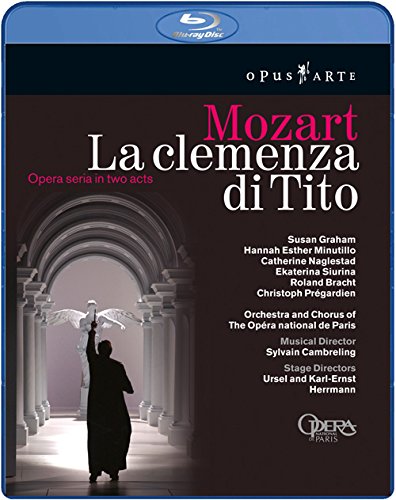 Mozart (1756-1791) - La Clemenza di Tito : Herrmann, Cambreling / Paris Opera, Graham, Pregardien, etc (2005 Stereo) - Import Blu-ray Disc