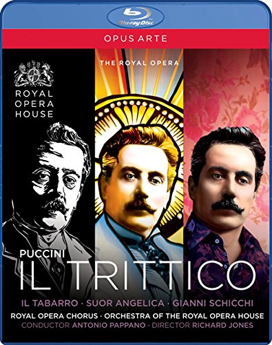 Puccini (1858-1924) - Il Trittico: R.jones Pappano / Royal Opera House Gallo Jaho Antonenko Demuro - Import Blu-ray Disc