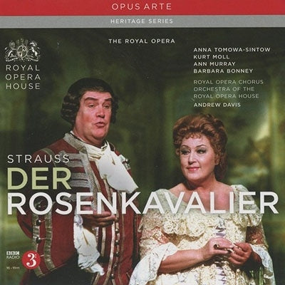 Strauss, Richard (1864-1949) - Der Rosenkavalier : A.Davis / Royal Opera House, Tomowa-Sintow, Murray, Bonney, K.Moll, etc (1995 Stereo)(3CD) - Import 3 CD