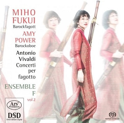 Vivaldi (1678-1741) - Bassoon Concertos Vol.2: Fukui Miho(Fg, Ob)Amy Power(Ob)Ensemble F - Import SACD Hybrid