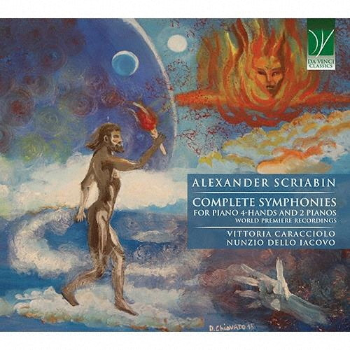 Vittoria Caracciolo & Nunz - Scriabin: Complete Symphonies for Piano 4-hands and 2 Pianos - Import 3 CD