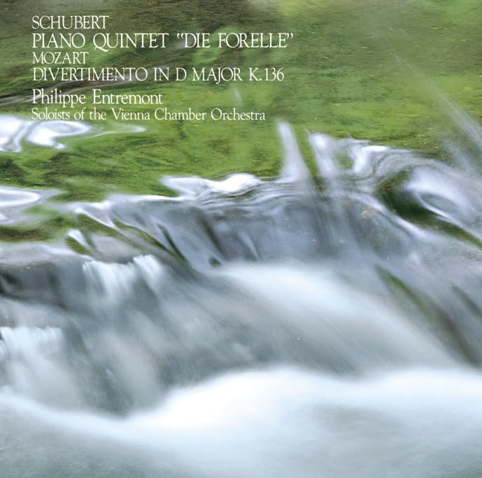 Philippe Entremont (piano) - Schubert: Die Frau / Mozart: Divertimento K.136 - Japan CD Limited Edition