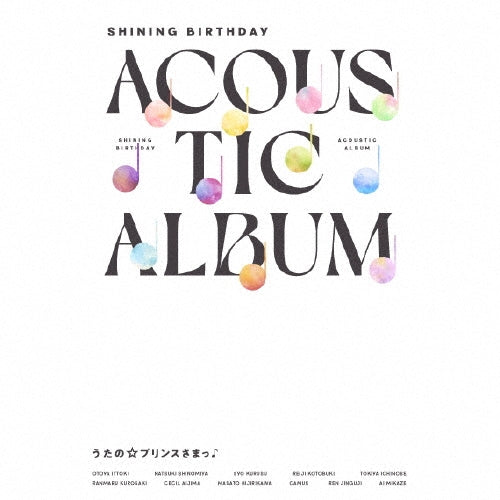 Uta no Prince Sama - Uta No Prince Sama Shining Birthday Acoustic Album - Japan 2 CDs + DVD + Special Lyrics Booklet Limited Edition