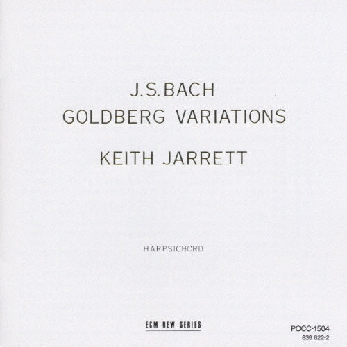 Keith Jarrett - J.s. Bach: Bwv988 - Japan CD