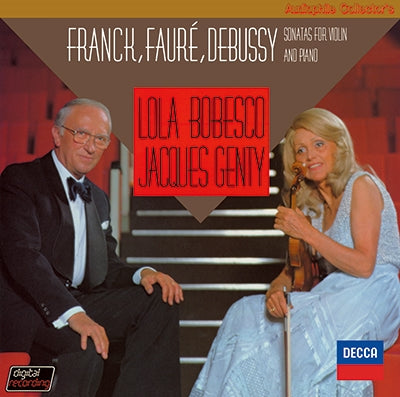 Lola Bobesco - Franck / Faure / Debussy: Violin Sonatas - Japan CD Limited Edition
