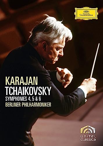 Herbert Von Karajan (conductor) - Tchaikovsky: Symphonies Nos. 4. 5 & 6 - Japan DVD Disc Limited Edition