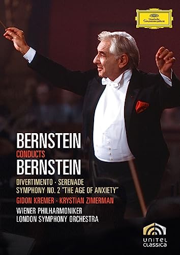 Leonard Bernstein (conductor) - Bernstein: Divertimento; Serenade For Solo Violin. String Orchestra. Harp And Percussion; Symphony - Japan DVD Disc Bonus Track Limited Edition