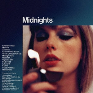 Taylor Swift - Midnights (Japan The Late Night Edition) - Japan CD + Guitar Pick + PosterLimited Edition