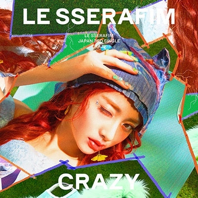 Le Sserafim - CRAZY HUH YUNJIN Solo Jacket Edition - Japan CD+Selfie Photo Card+Message Card Limited Edition