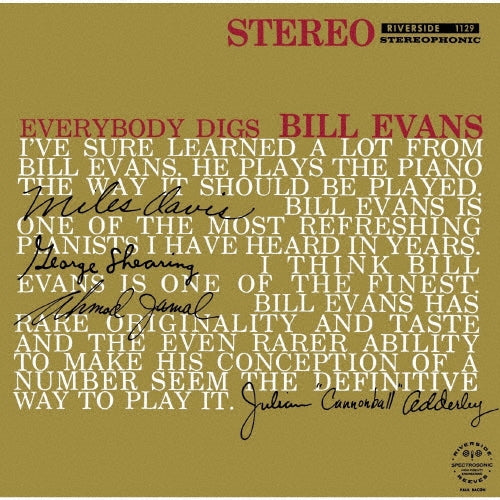 Bill Evans (Piano) - Everybody Digs Bill Evans - Japan UHQCD Bonus Track