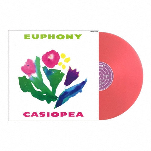 Casiopea - EUPHONY - Japan Clear, Salmon Pink, Vinyl LP Recurd Limited Edition