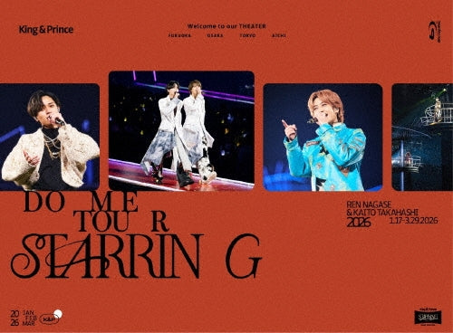 King & Prince - King & Prince DOME TOUR 2026 -STARRING- - Japan 2 Blu-ray Discs + Photo Book Digipak Limited Edition