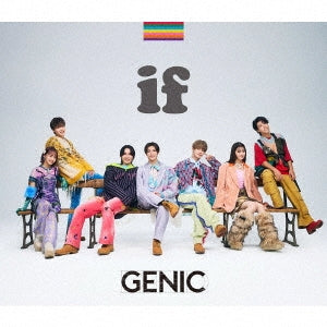 GENIC - if Type-A - Japan CD+Blu-Ray Disc+Trading Card + Sticker Sheet Limited Edition