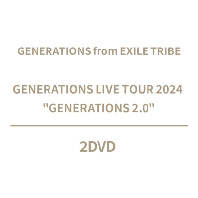 Generations From Exile Tribe - Generations Live Tour 2024 "Generations 2.0" - Japan 2 DVD