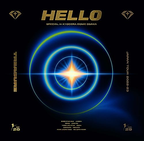 TREASURE - TREASURE JAPAN TOUR 2022-23 ~HELLO~ SPECIAL in KYOCERA DOME OSAKA - Japan 2 Blu-ray Disc Limited Edition