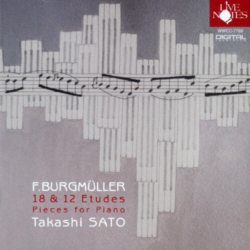 Satou Takashi - F.burgmuller: 18&12 Etudes. Pieces for Piano - Japan CD