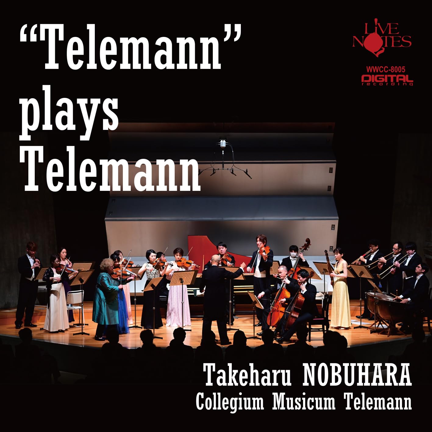 Takeharu Nobuhara, Collegium Musicum Telemann - Telemann (1681-1767) Telemann Plays Telemann - Japan CD