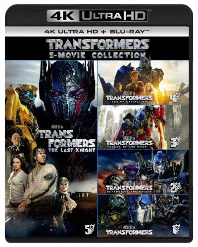 Movie-Transformers 5-Movie Collection -Japan 4K Ultra HD Blu-ray Disc x5+5Blu-ray Disc