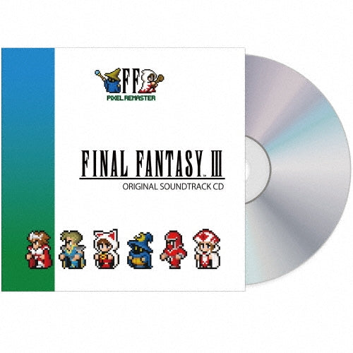 Game Music - Final Fantasy Iii Pixel Remaster Original Soundtrack Cd - Japan 2CD + booklet + stickers