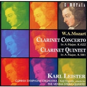 Karl Leister - Mozart: Clarinet Concerto & Clarinet Quintet - Japan CD