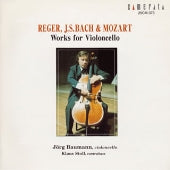 Jorg Baumann - Bach: Suite for cello (or viola) solo No6; Reger: Suites for cello solo Op131 - Japan CD