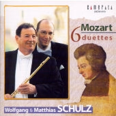 Wolfgang Schulz, Matthias Schulz, Peter Schmidl, Makotoka Inui. - Mozart: 6 Duettes / Wolfgang & Matthias Schulz - Japan CD