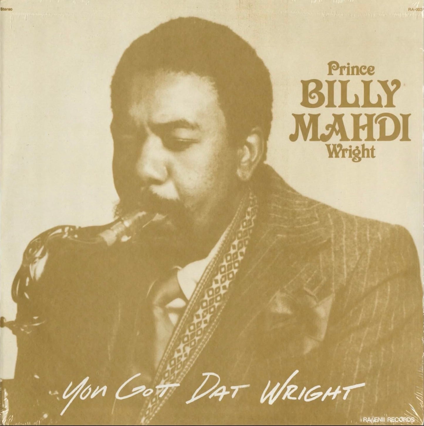 Prince Billy Mahdi Wright - You Got Dat Wright - Japan 180g LP Record Limited Edition