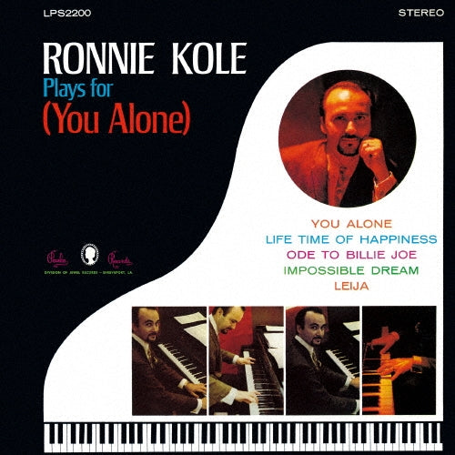Ronnie Kole - Ronnie Cole Plays For (You Alone) - Japan Mini LP CD Limited Edition