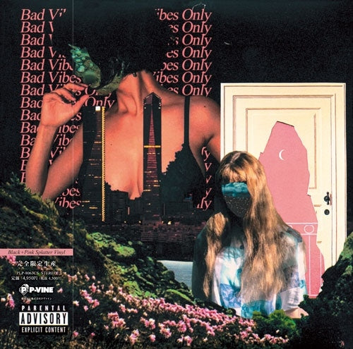 NF Zessho - Bad Vibes Only - Japan Black+Pink Splatter Vinyl LP Record Limited Edition