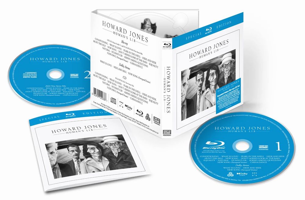 Howard Jones - Human's Lib 2024 New Stero Mix / 5.1 Surround Sound Remix - Import CD+Blu-ray Disc