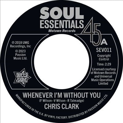 Chris Clark (Soul) 、 The Temptations - Whenever I'M Without You/All I Need Is You To Love Me - Import Vinyl 7inch Single Record
