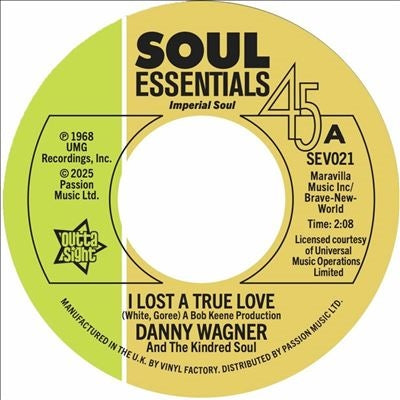 Danny Wagner - I Lost A True Love/This Thing Called Love - Import Vinyl 7 inch Record