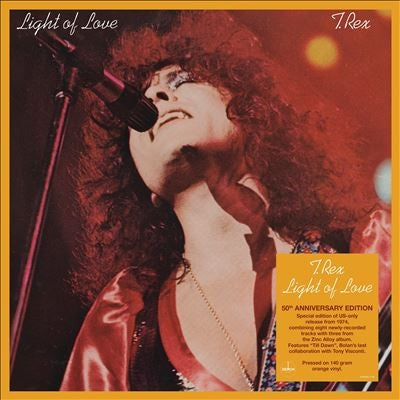 T. Rex - Light Of Love - Import Orange Vinyl LP Record