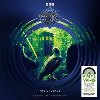 Dr. Who - The Crusade - Import Green & Yellow Translucent Colored Vinyl 2 LP Record